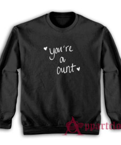 You're a Cunt Funny Sweatshirt