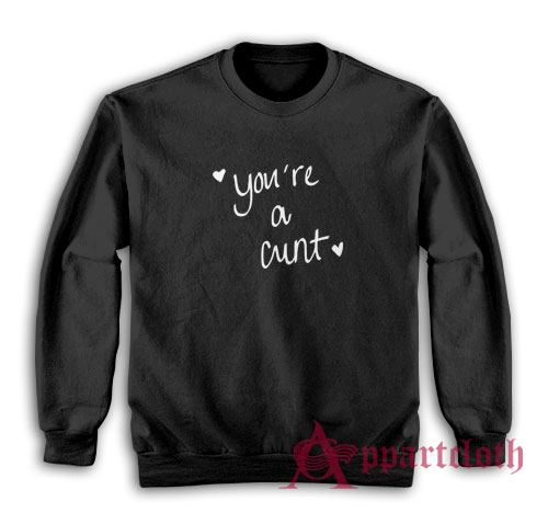 You're a Cunt Funny Sweatshirt