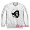 Astronaut Monkey Smoking A Cigarette Sweatshirt