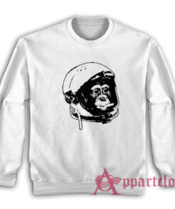 Astronaut Monkey Smoking A Cigarette Sweatshirt