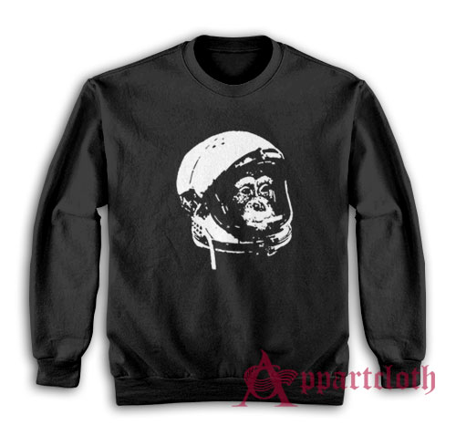 Astronaut Monkey Smoking A Cigarette Sweatshirt