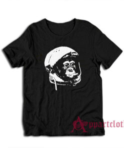 Astronaut Monkey Smoking A Cigarette T-Shirt