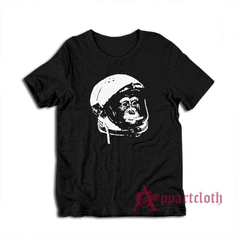 Astronaut Monkey Smoking A Cigarette T-Shirt