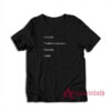 Early Life Psychiatric Treatment Exorcism Death T-Shirt