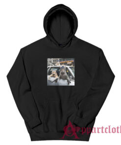 Funny Cat Gang Vintage Hoodie