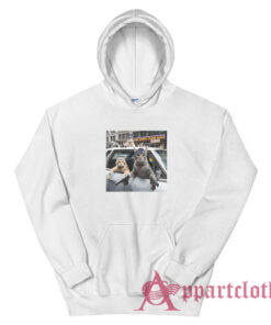 Funny Cat Gang Vintage Hoodie