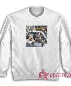 Funny Cat Gang Vintage Sweatshirt