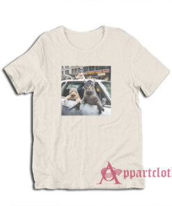 Funny Cat Gang Vintage T-Shirt