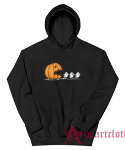 Halloween Pumpkin Chasing Ghost Hoodie