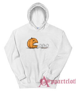 Halloween Pumpkin Chasing Ghost Hoodie