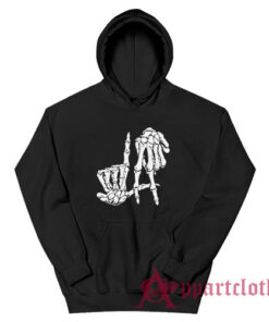 Hand Sign Skeleton Spencer James All American Hoodie