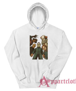 Retro Halloween Characters Horror Movie Hoodie
