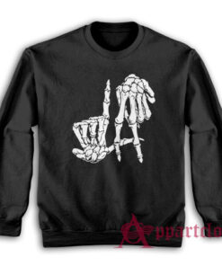 Skeleton Hand Sign Los Angeles Sweatshirt