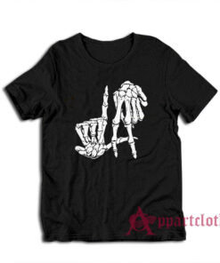 Skeleton Hand Sign Los Angeles T-Shirt