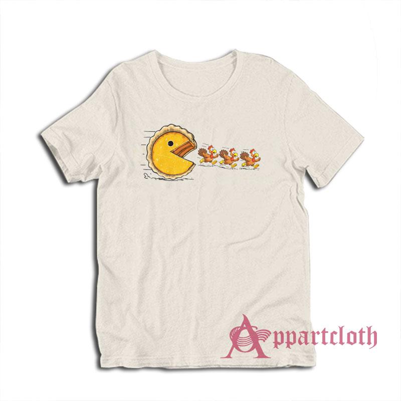 Thanksgiving Pumpkin Pie Chasing T-Shirt