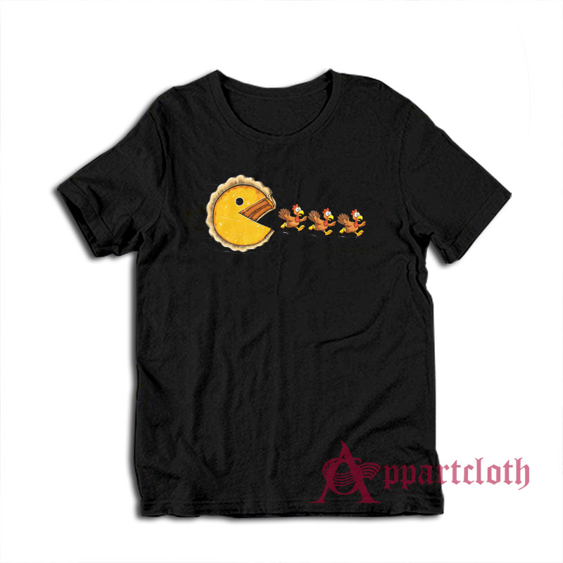 Thanksgiving Pumpkin Pie Chasing T-Shirt
