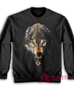 Wolf AOP All Over Print Dave Hot Rod Sweatshirt