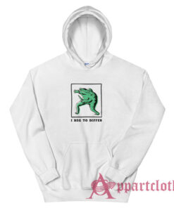 Frog With Knife I Beg To Differ Hoodie