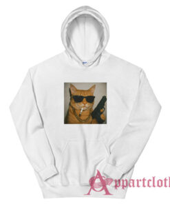 Gangster Cat Funny Hoodie