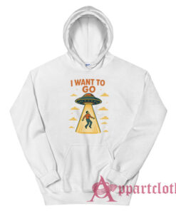 I Want To Go Alien Abduction Vintage Hoodie