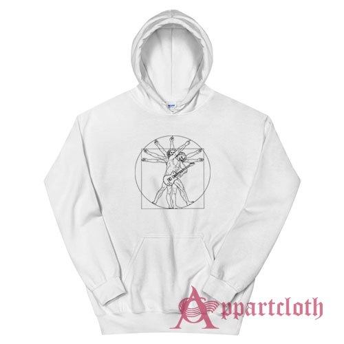 Vitruvian Man Rockstar Vintage Hoodie