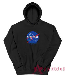 Nasa Not Flat We Checked Hoodie