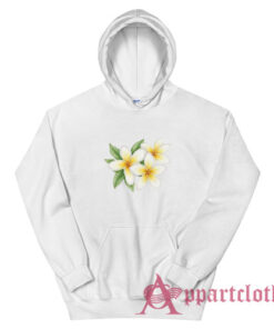 Plumeria Flower Tropical Hoodie