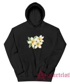 Plumeria Flower Tropical Hoodie