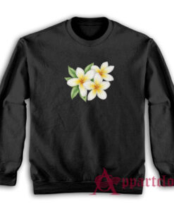 Plumeria Flower Tropical Sweatshirt