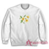 Plumeria Flower Tropical Sweatshirt