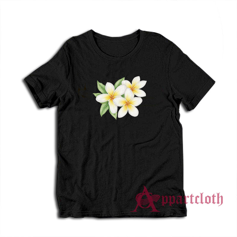 Plumeria Flower Tropical T-Shirt