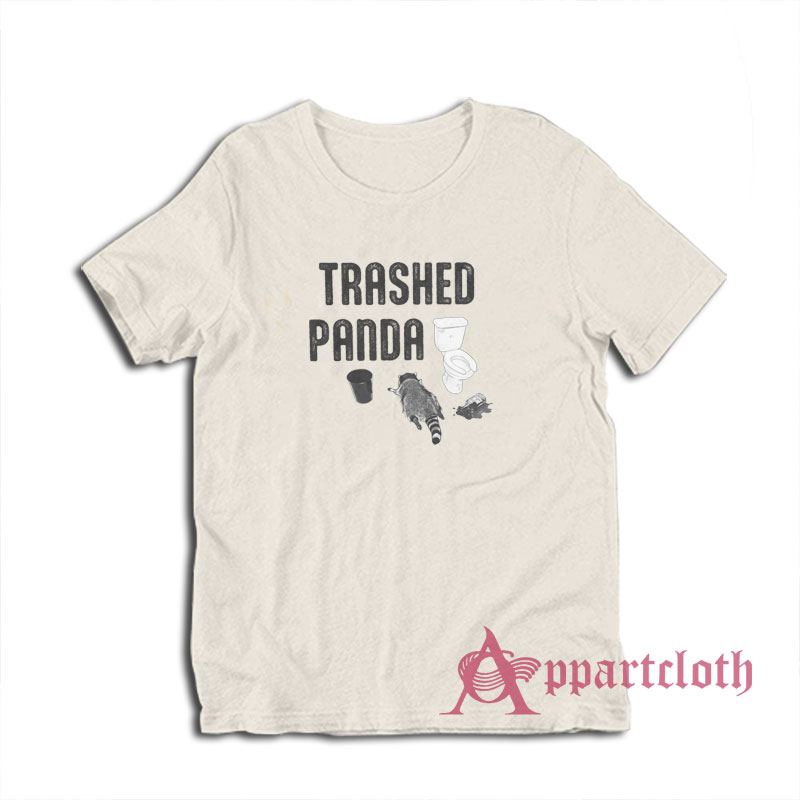 Trashed Panda Funny Drunk Raccoon T-Shirt