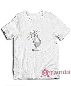 Wanker Gesture Funny T-Shirt