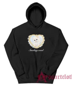 Cat Smoking Weed Funny Hoodie
