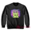 Glerp Glorp Funny Alien Cat Sweatshirt