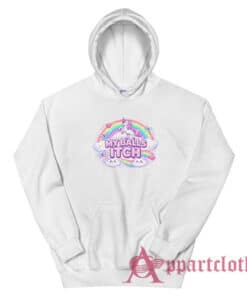 My Balls Itch Rainbow Hoodie