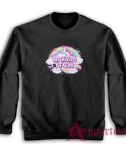My Balls Itch Rainbow Sweatshirt