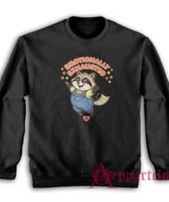 Raccoon Emotionally Exhausted Vintage Sweatshirt