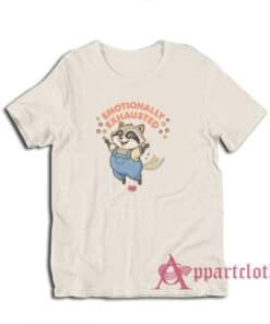 Raccoon Emotionally Exhausted Vintage T-Shirt
