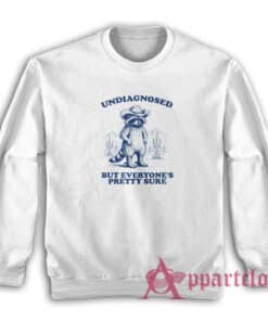Raccoon Undiagnosed But Everyone's Pretty Sure Sweatshirt