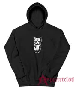 Sad Standing Cat Meme Hoodie