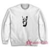 Sad Standing Cat Meme Sweatshirt