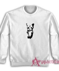 Sad Standing Cat Meme Sweatshirt