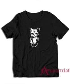 Sad Standing Cat Meme T-Shirt