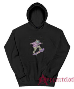 Skateboard Cat Y2K Vintage Hoodie