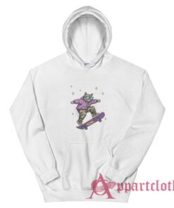 Skateboard Cat Y2K Vintage Hoodie