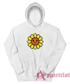 Sun Flower Pixel Hoodie
