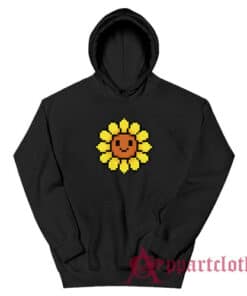 Sun Flower Pixel Hoodie