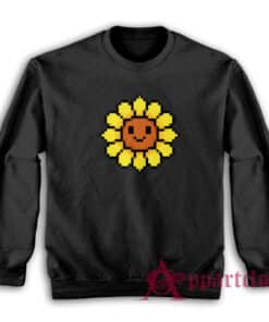 Sun Flower Pixel Sweatshirt