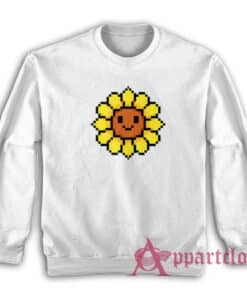 Sun Flower Pixel Sweatshirt